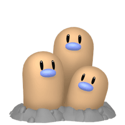 Shiny Dugtrio